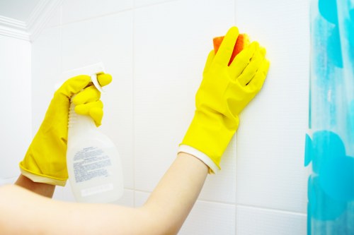 After builders cleaning in London focused on windows, frames, and detailed surfaces