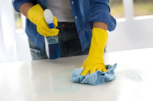 Team member reviewing workplace safety procedures during an assessment