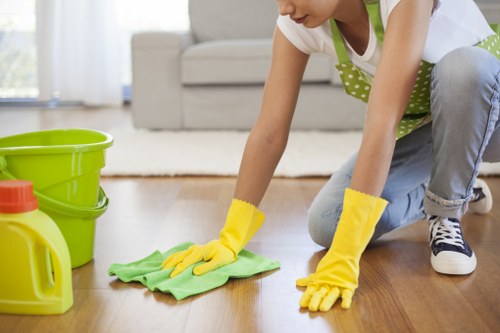 Sanitizing high-touch surfaces during regular cleaning